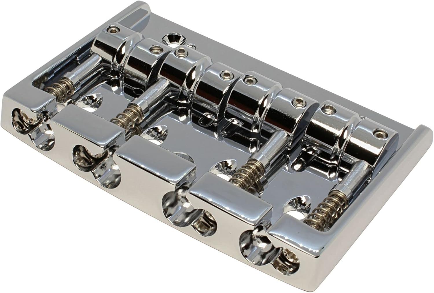 GOTOH 404SJ-4 4-String Bass Bridge w/Steel Saddles - Chrome