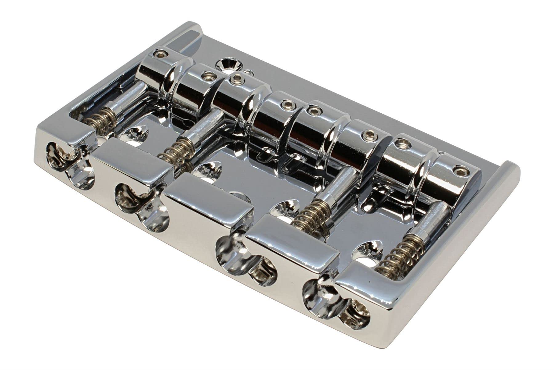GOTOH 404SJ-4 4-saitiger Bass-Steg mit Stahlsätteln – Chrom