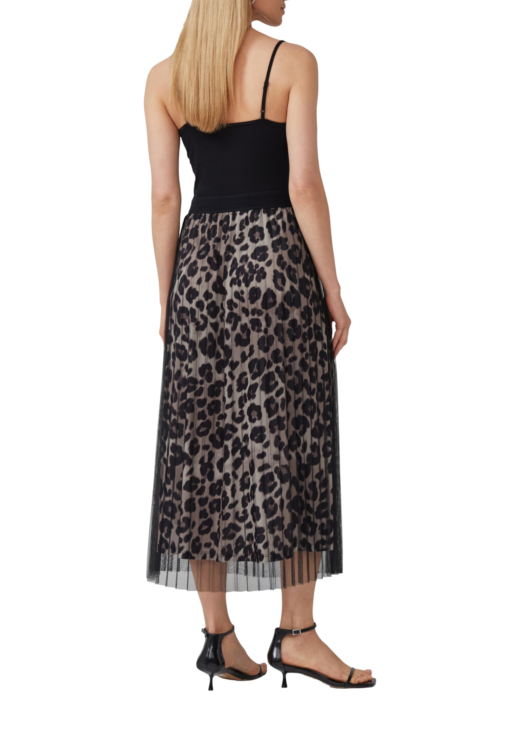 s.Oliver Mesh-Rock mit Leo-Muster
