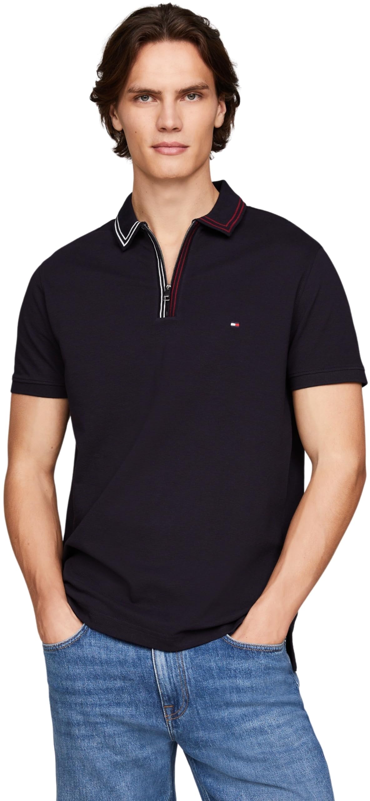 Tommy Hilfiger Polo de Manga Corta Hombre Regular Fit