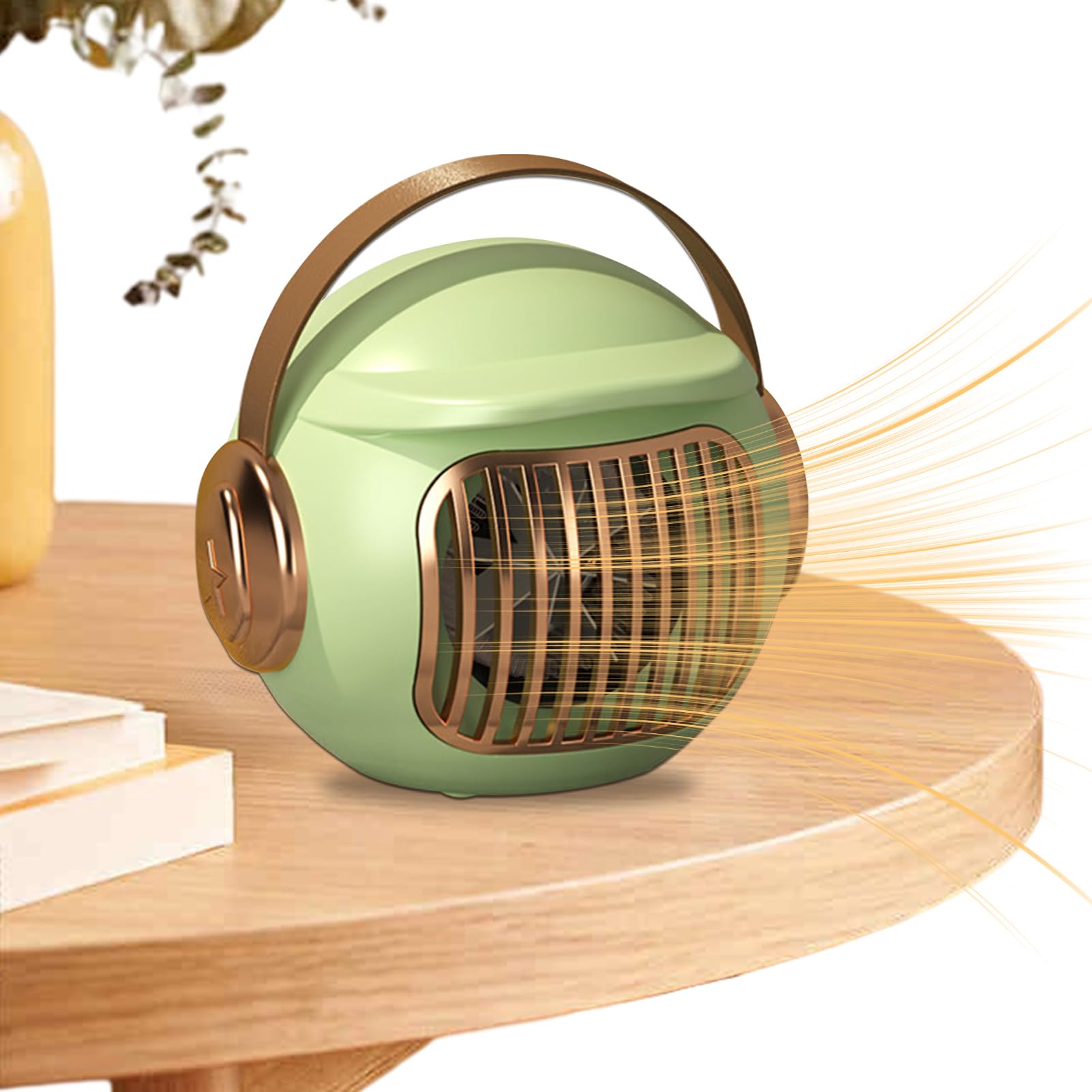 Ventilateur de chauffage portable pour bureau et tente de camping : confort intérieur 500W