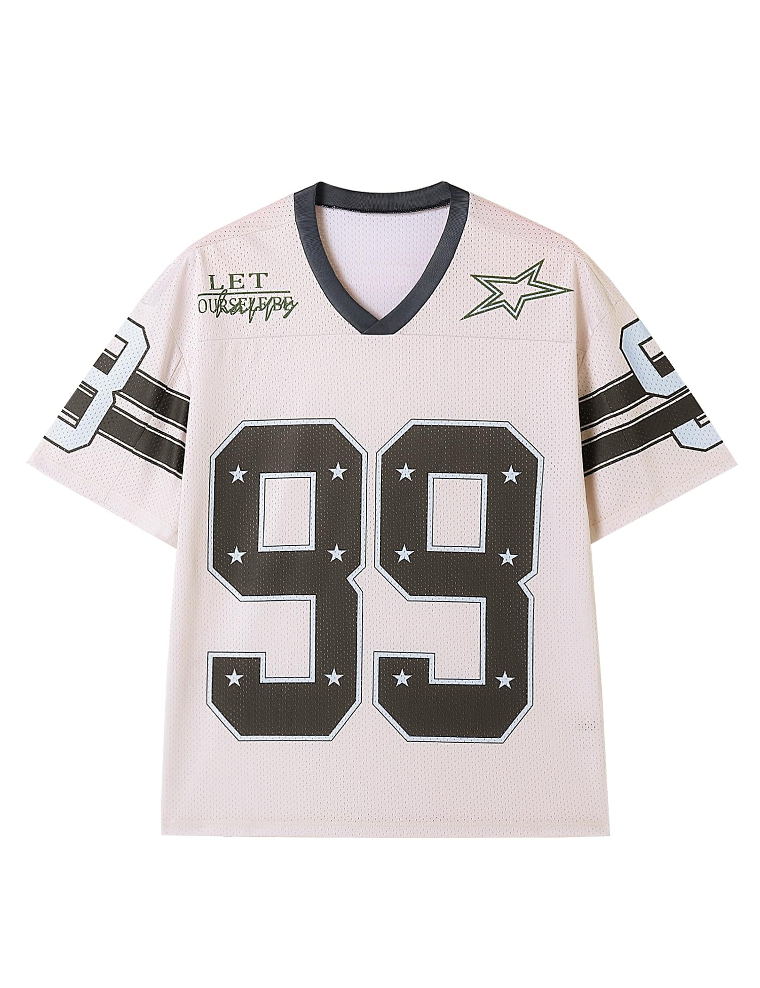 Tisfeer Oversized Tshirts for Men Women Graphic Tees Y2k Tops Jersey Shirts V Neck Short Sleeve Summer Fashion Clothes