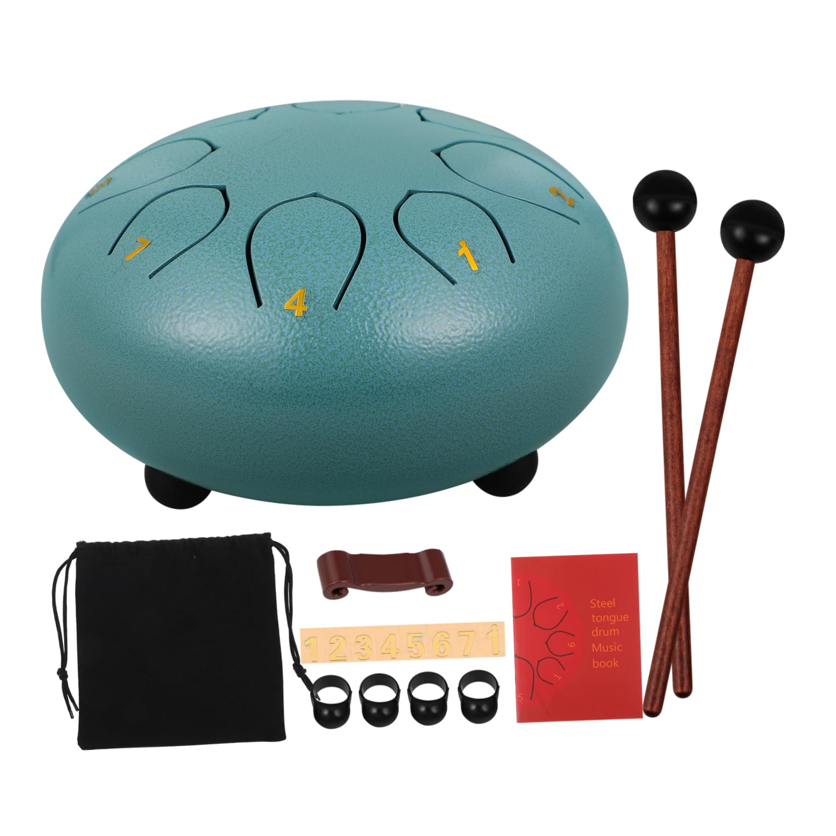 ifundom Outdoor Rain Drum for Adults Carbon Steel Tongue Drum Easy to Play Musical Instrument for Garden Fun Relaxation for All Ages