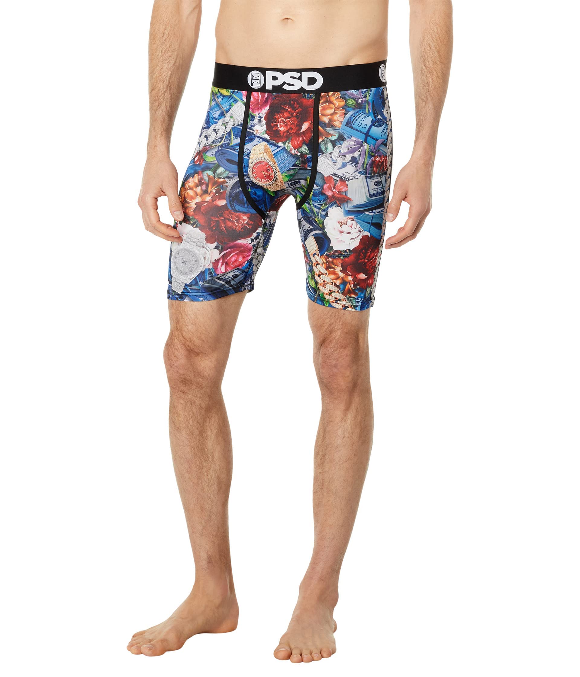 PSD Mens Wild Stacks Boxer Briefs Multi XL