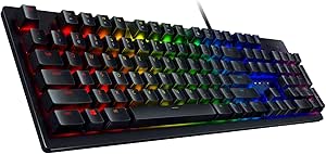 Razer Huntsman Gaming Keyboard: Fast Keyboard Switches - Clicky Optical Switches - Customizable Chroma RGB Lighting - Programmable Macro Functionality - Classic Black