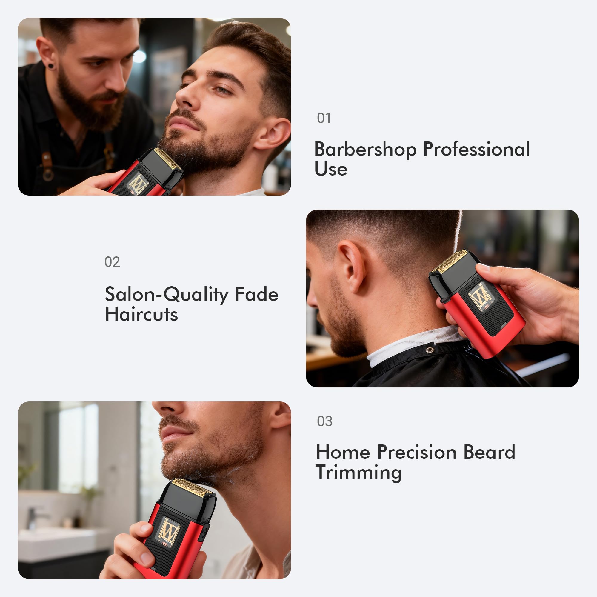 Amazon | WMARK プロフェッショナル ベクトル モーター バーバー