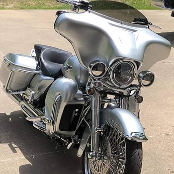 Amazon.com: Harley Lower Fairing Brilliant Silver Lowers