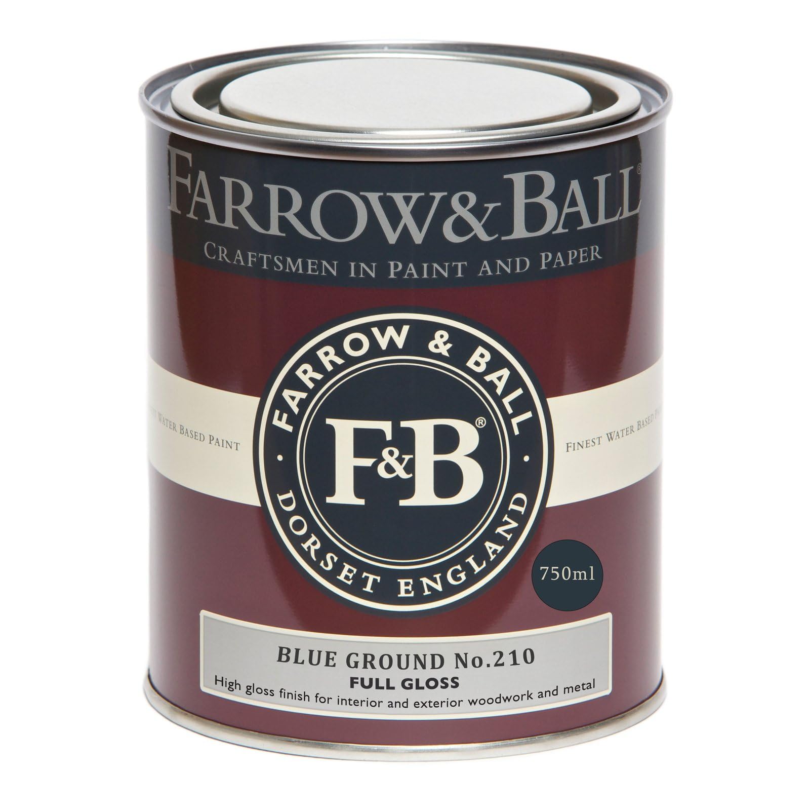 Farrow & Ball Blue Ground No. 210 Full Gloss 750ml