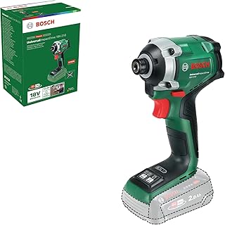 Bosch 18V System atornillador de impacto a batería UniversalImpactDrive 18V-210 (potente y compacto para madera)