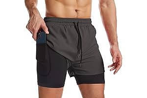 Men's 2-in-1 Running Shorts: Enhancing Performance and Comfort During Workouts