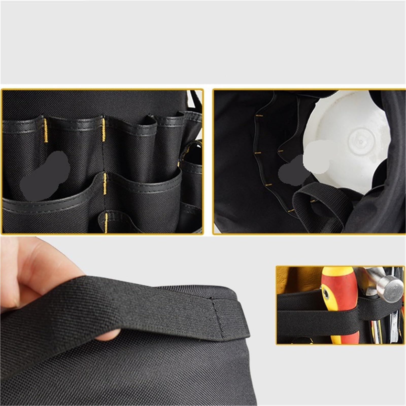 Organizer for attrezzi con secchiello a tasche multiple for un facile accesso agli Costruzione resistente all'acqua, adatto a secchi da 3,5-5 galloni Per Riporre gli Attrezzi