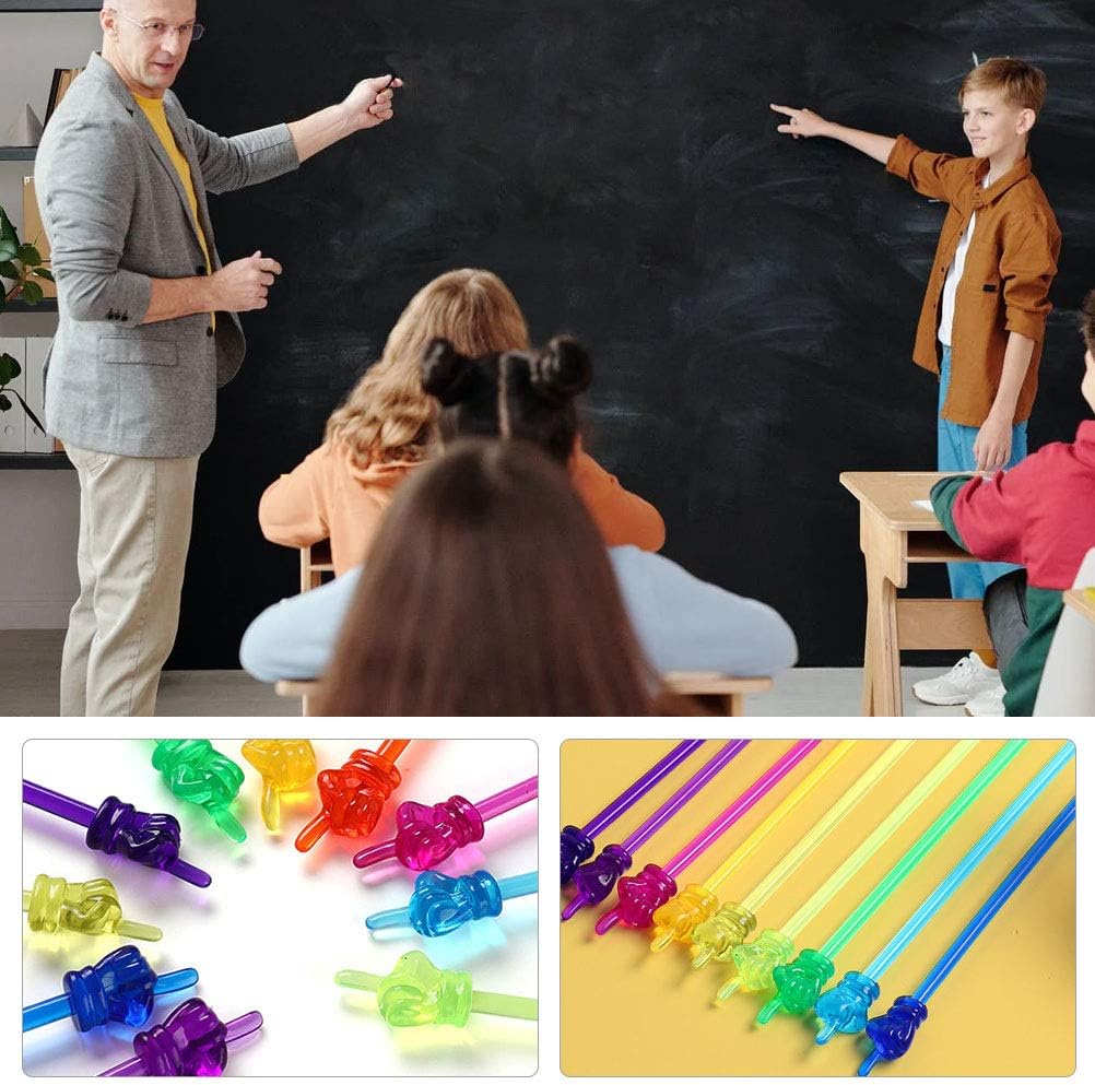 10pcs Mini Hand Pointers Teachers Pointer Classroom and Presentation Finger Pointer : Office Products