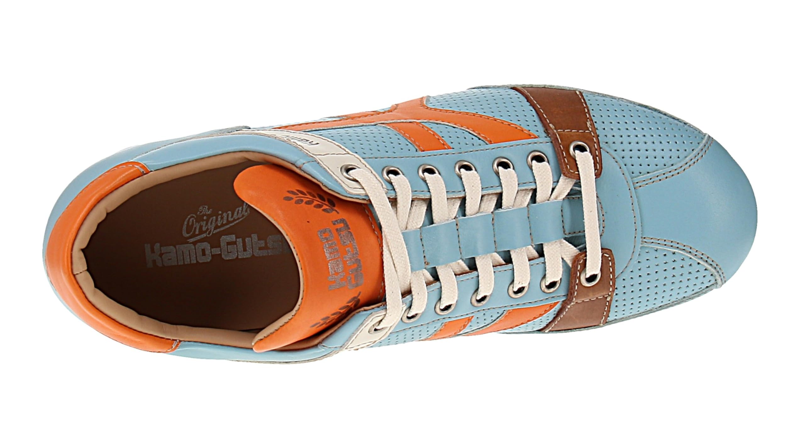 Kamo-Gutsu Tifo-044 - Herren Schuhe Sneaker - Cielo-Arancio