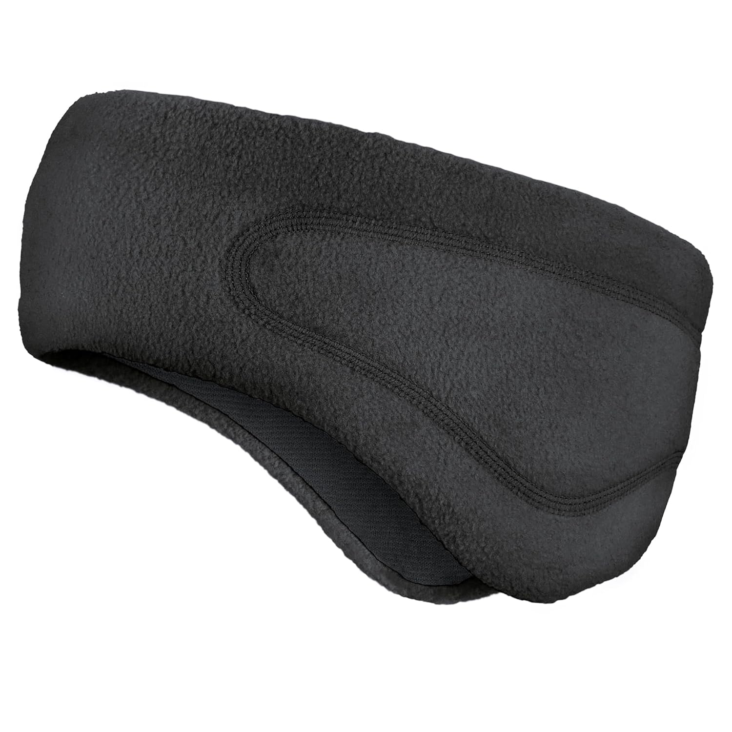 Sukeen Running Ear Warmers for Women, Double-Layer Fleece Ear Warmer Headband, Moisture Wicking Non-Slip Winter Running Headband, Elastic Winter Headbands for Cycling Hiking Skiing Jogging, Black - Image 9