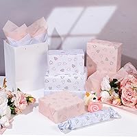 Vista 3 de 20 hojas de papel de regalo de corazón, papel de copia a prueba de humedad para proyectos de ropa y manualidades