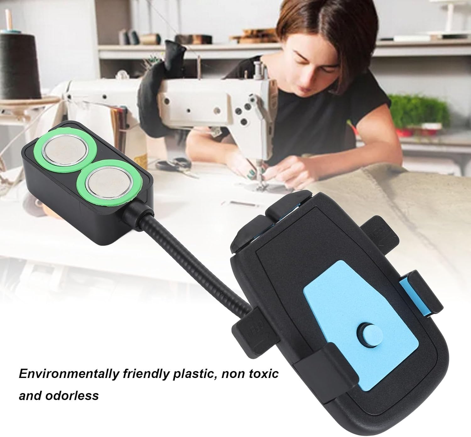 Hztyyier Dual Magnetic Phone Holder 360 Degree Adjustable Stand, Universal Compatibility for Sewing Machines, Hztyyieraw2xgkft97