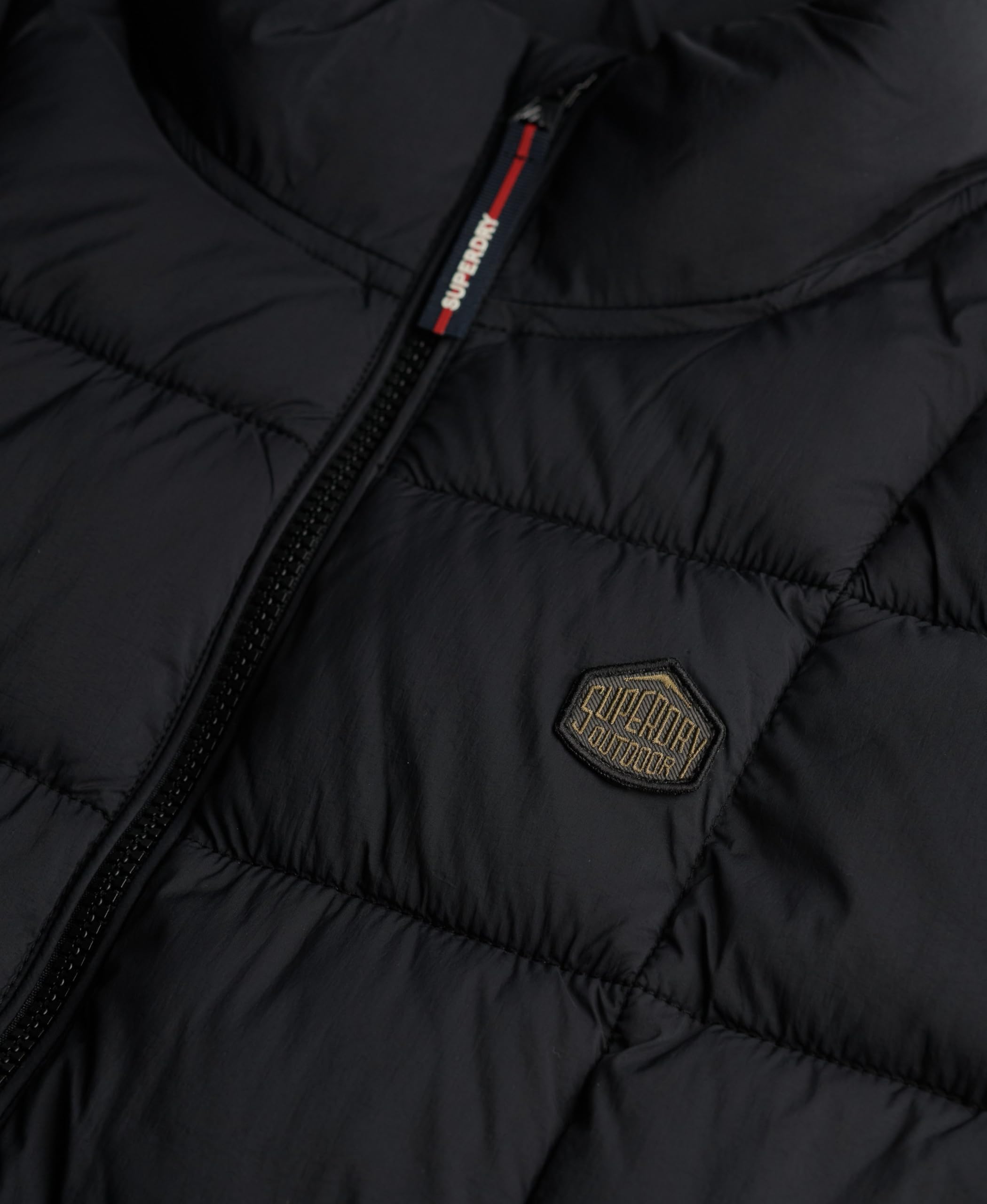 Superdry Unisex Box Quilt Fuji Lite Gilet Offen