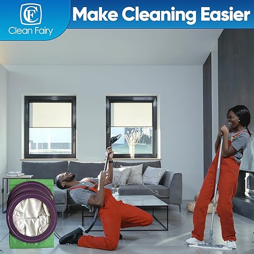 Miniatura 5 de CF Clean Fairy Paquete de 10 bolsas de vacío compatibles con modelos ProTeam Coachvac MegaVac y Super CoachVac, repuesto para pieza #100331 10Qt
