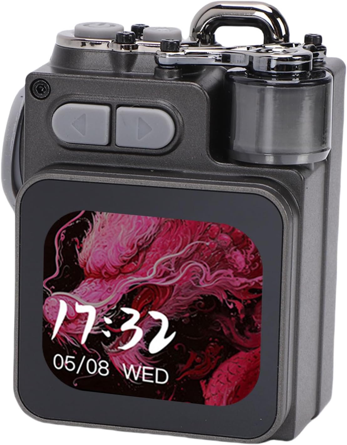 Portable BT Speaker, Wireless BT5.4 Speaker with Touchscreen All Metal Construction RGB Lights 15m for Music Games Movies Calls Outdoor, Portable and Waterproofing