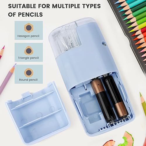 Miniatura 3 de Eagle Sacapuntas automático Protable (azul)