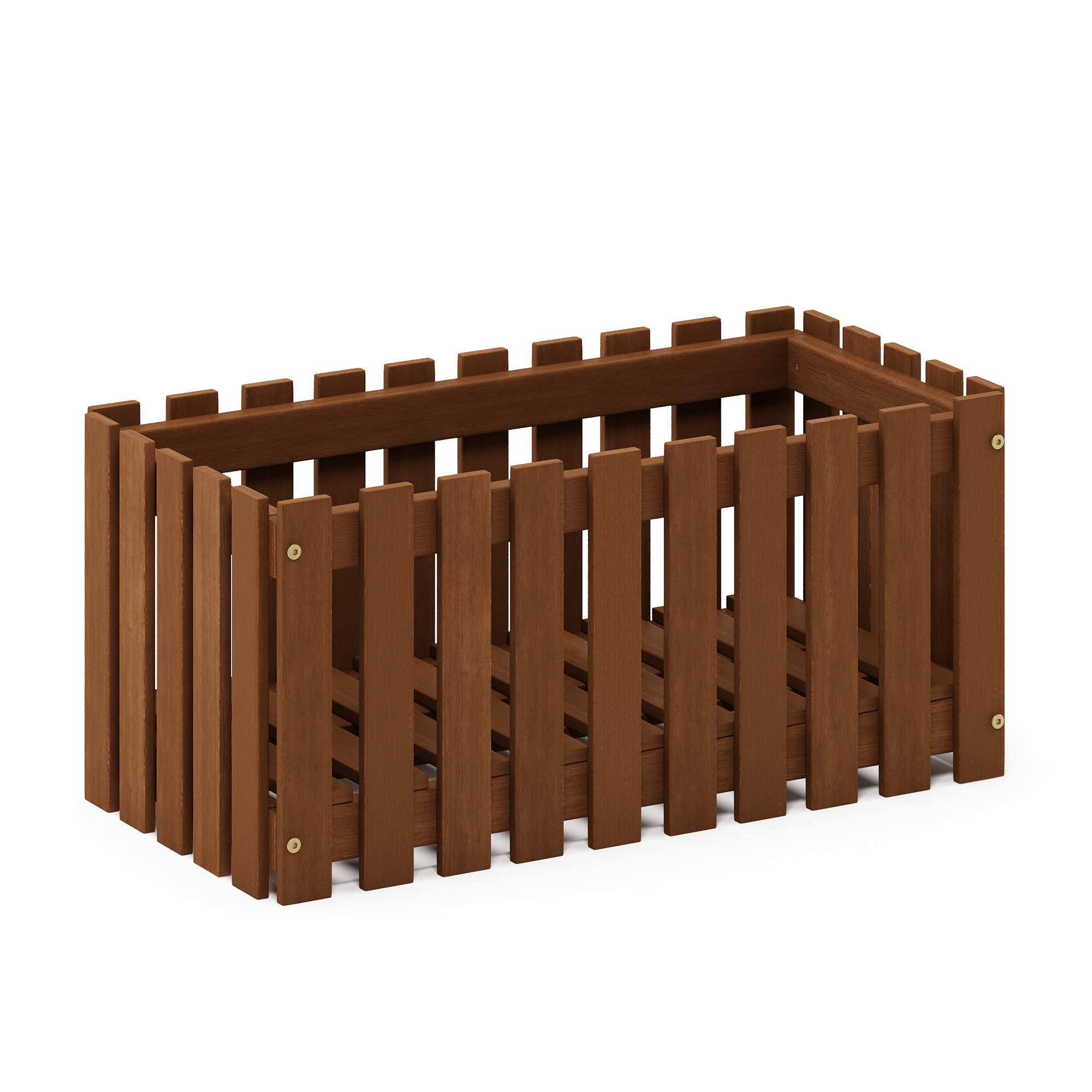 Furinno Tioman Fioriera, in Legno, 30.23 x 30.48 x 62.99 cm, Naturale