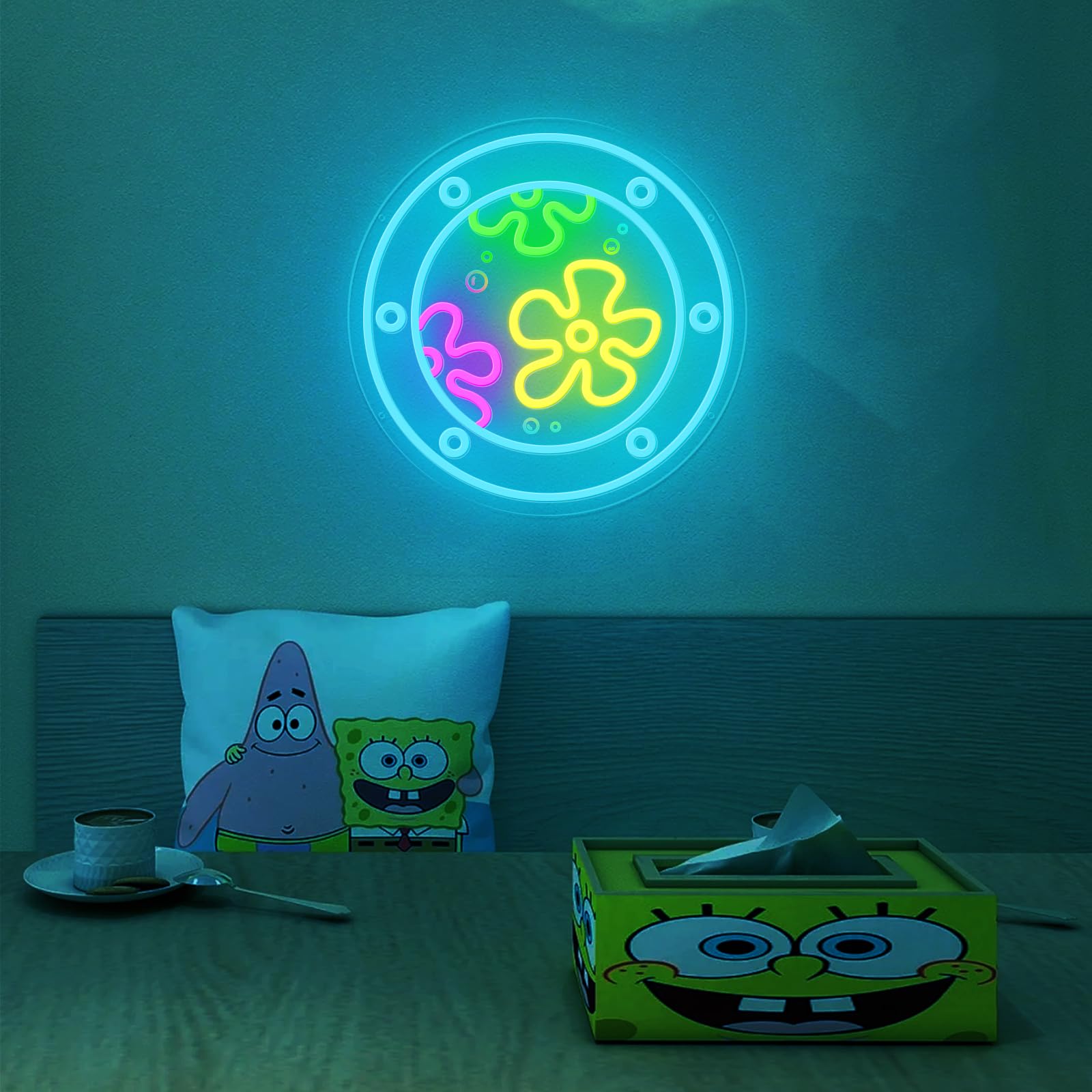 Custom Neon Sign Wall Decor Wedding Decor, Personalized Led Neon Name Signs, Neon Light Sign Customizable for Bedroom Wedding Birthday Party, Man Cave Bar Cafe Game Room Beauty Shop Ocean