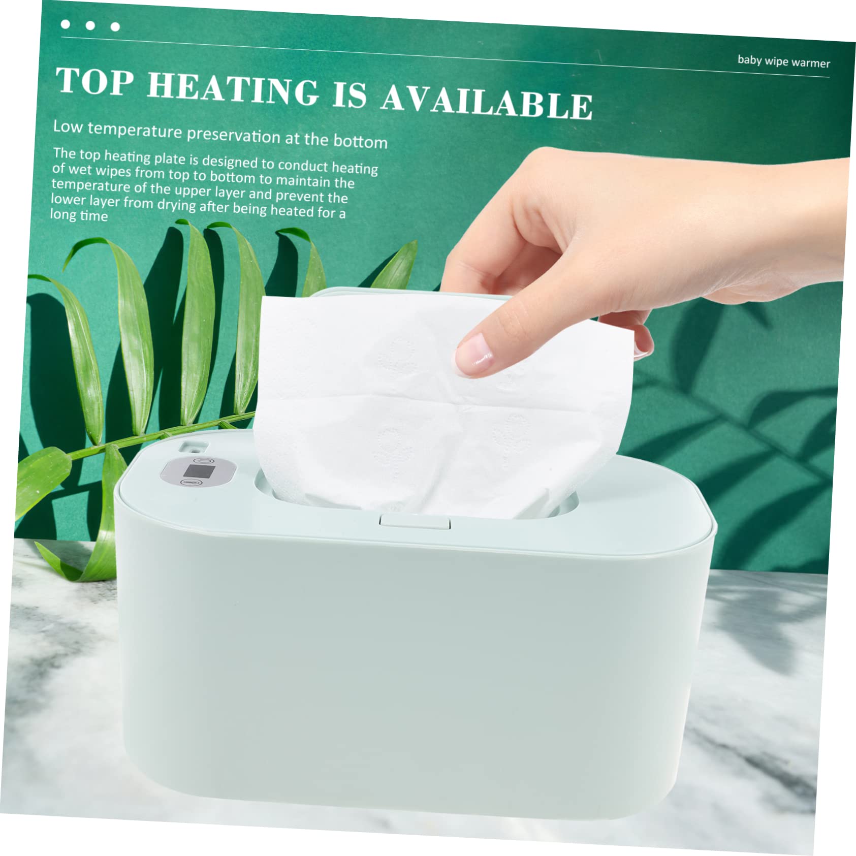 Calentador de Toallitas Húmedas para Bebés USB Verde Inteligente