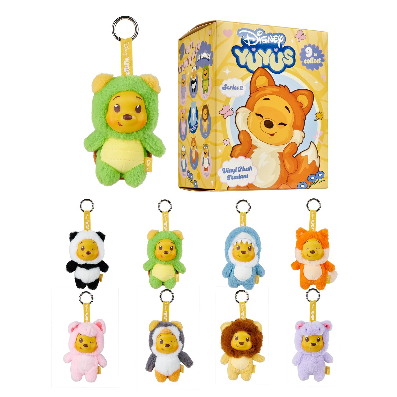 Simba - Disney YuYus Winnie The Pooh 6315870777 Collectible Figure in Surprise Box, 12 cm, +12 Months