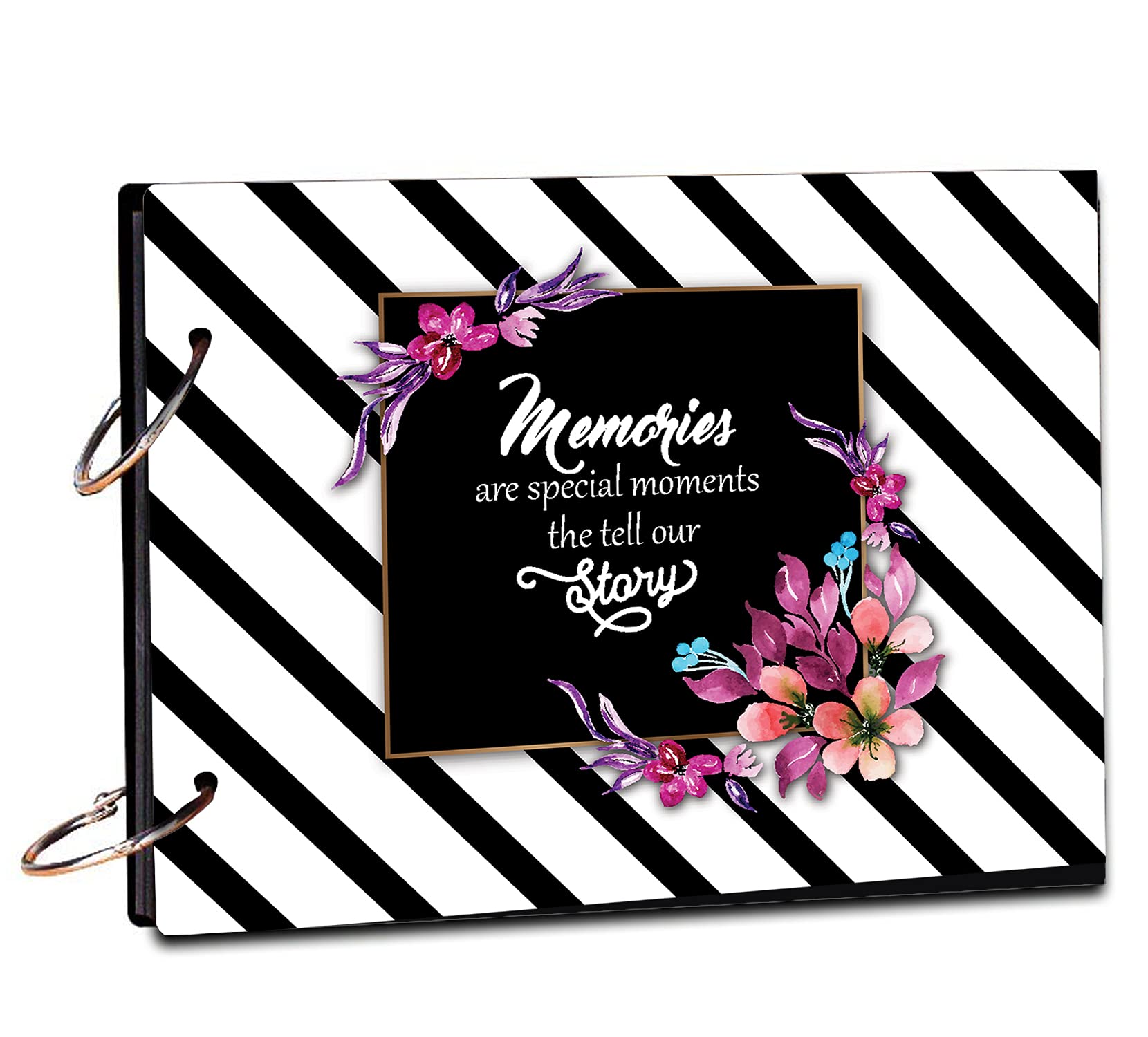 Scrapbook Photo album for Photo,Memorie,moment Achivment,Travel,Birthday,aniversery,sweet,friend,forever Art paste Size 8.5x6 " 20 pages Style No cpsb36