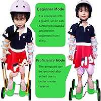 Vista 2 de Bicicleta de pedal de equilibrio para niños, vehículo de entrenamiento Hoverbard, scooter de ejercicio de equilibrio de confianza en uno mismo