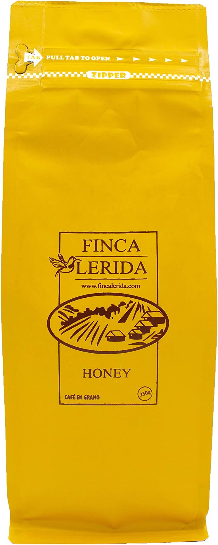 Honey Coffee - Whole Beans - 250 grams - 100% Panamanian - Finca Lerida