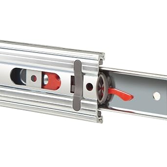 400921 FR5001.ECD Ball Bearing Slide, 350 mm Full Extension, 100 lb. Weight Capacity Zinc Finish