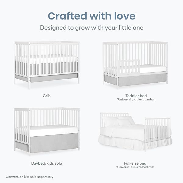 Dream On Me Synergy 5-in-1 Convertible Crib 4