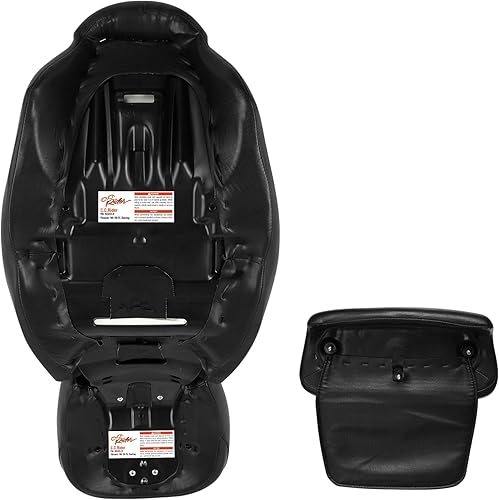 Miniatura 53 de TCT-MOTORPARTS Low-Profile Pillion 2-Up Seat Driver Passenger Seat & Rider Pad Fit For Harley Road Street Glide 2009-2023
