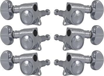 Grover 305C Midsize Rotomatic 18:1 Machine Heads, Chrome