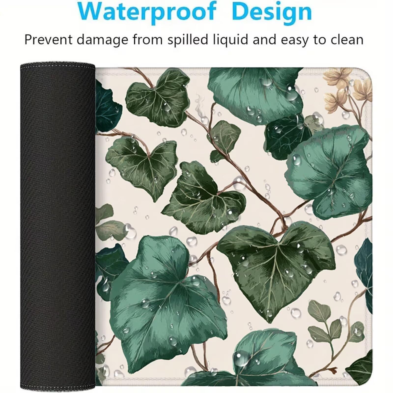 Podkładka pod mysz do gier, podkładka pod mysz XXL 1200x600 mm AVCE Gładka powierzchnia poprawia precyzję i szybkość, wodoodporna podkładka pod mysz antypoślizgowa do komputera, laptopa, biura