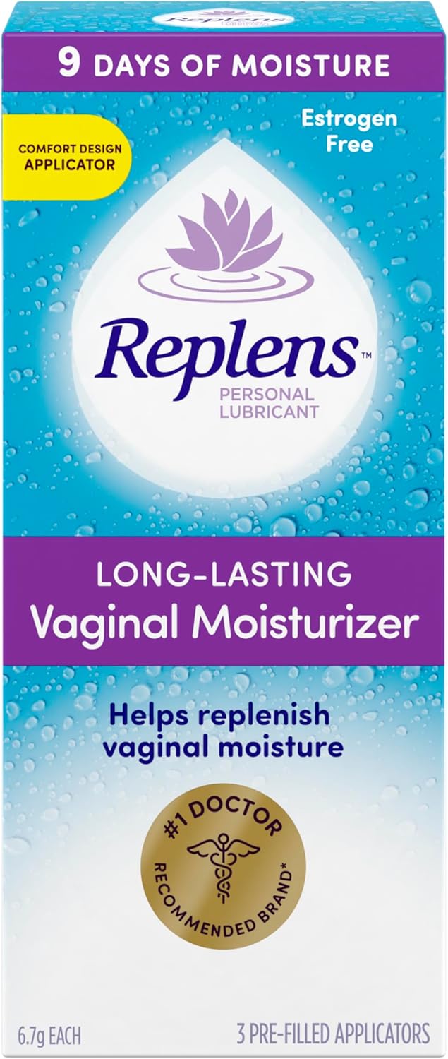 Replens LongLasting Vaginal Moisturizer And Lubricant, 3 Applications
