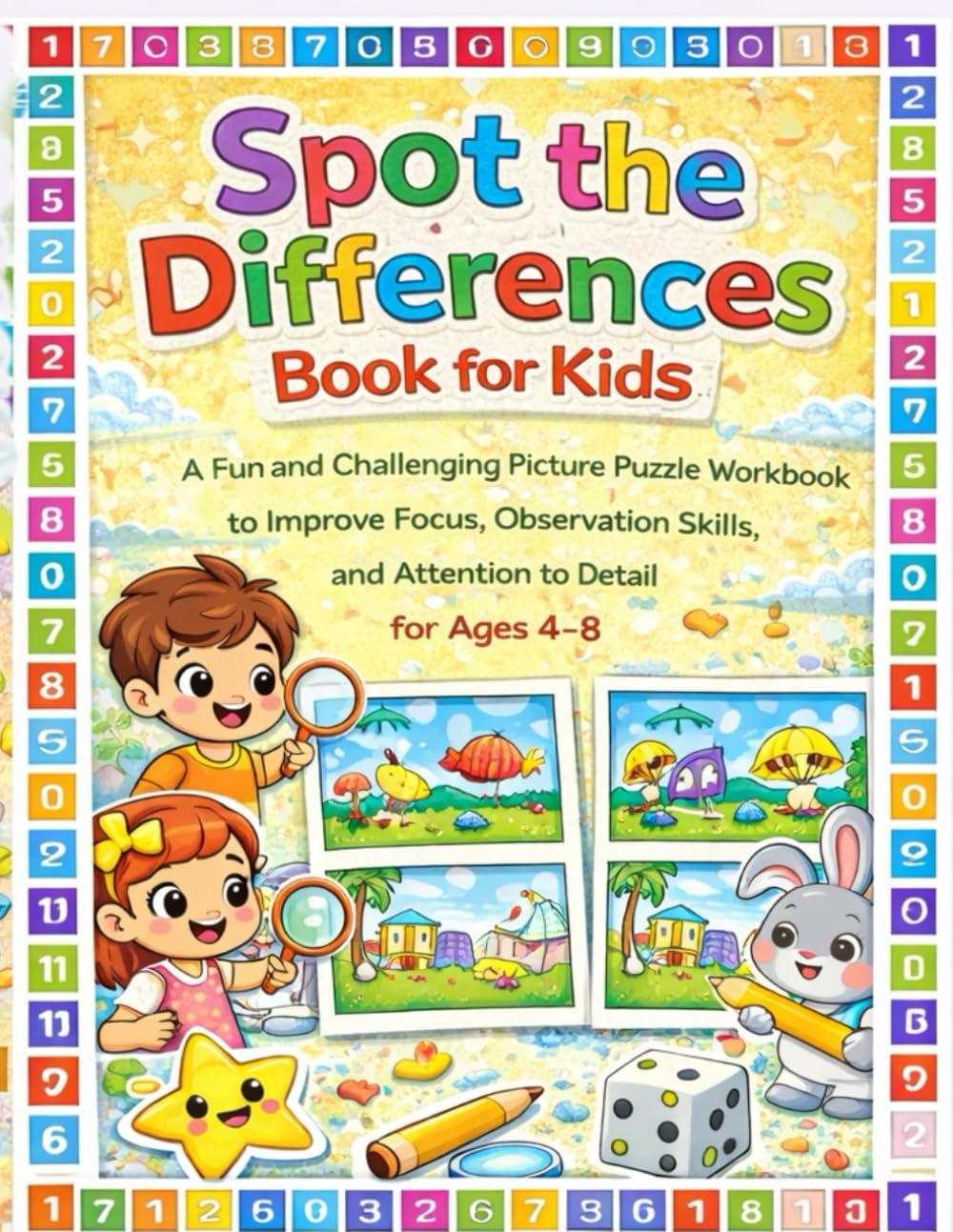Spot the Differences Book for Kids: A Fun and Challenging Picture Puzzle Workbook to Improve Focus, Observation Skills, and Attention to Detail for Ages 4–8 (Little Learners Activity Workbook Series)