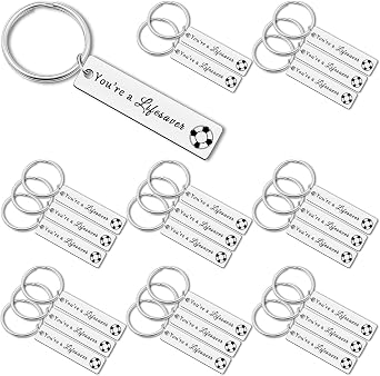 24PCS Appreciation Gifts Lifesaver Keychain Lifeguard Gifts for Bestie Coworker Keyring Appreciation Present Keychain for Women Men Lifesaver Lifeguard Unique Thank You Work Present