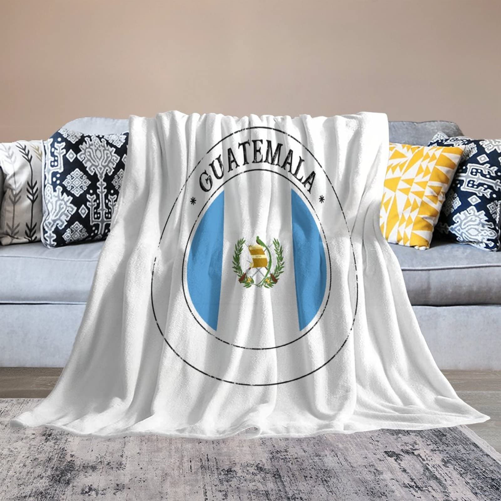 Coperta In Flanella Con Bandiera Del Guatemala – 130x150 Cm, Morbida E Leggera, Per Divano, Letto, Viaggi, Regalo - 4