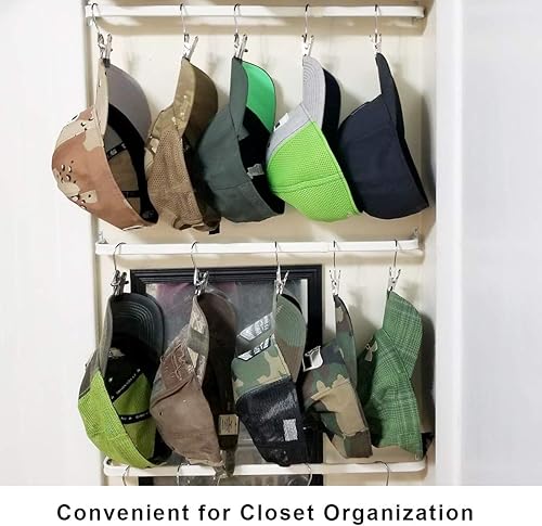 Vista 5 de Coideal Ganchos para colgar la ropa sucia, 8 ganchos para botas, de acero inoxidable, portátiles, de secado de viajes, para armario, hogar, Negro