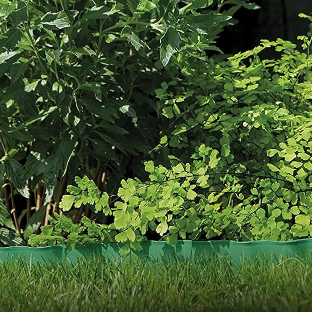 Garden Mile Green Garden Border Edging 9M, Easy Install, Durable & Flexible Garden Edging, 15CM Tall - Image 4