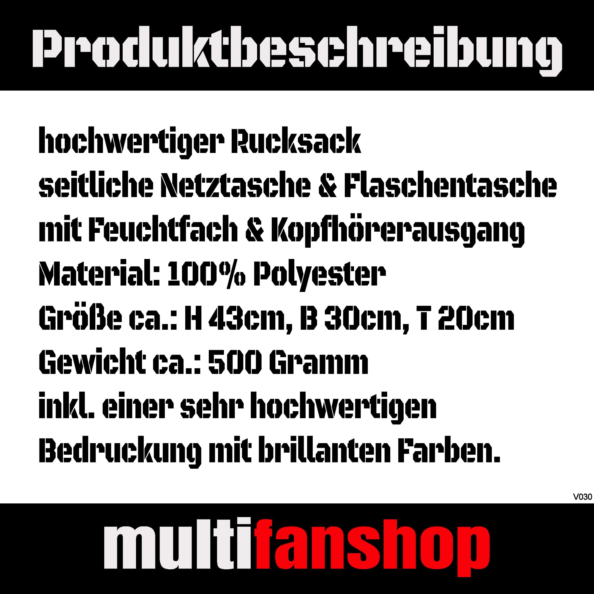 Rucksack - Bremen - Meine Fankurve