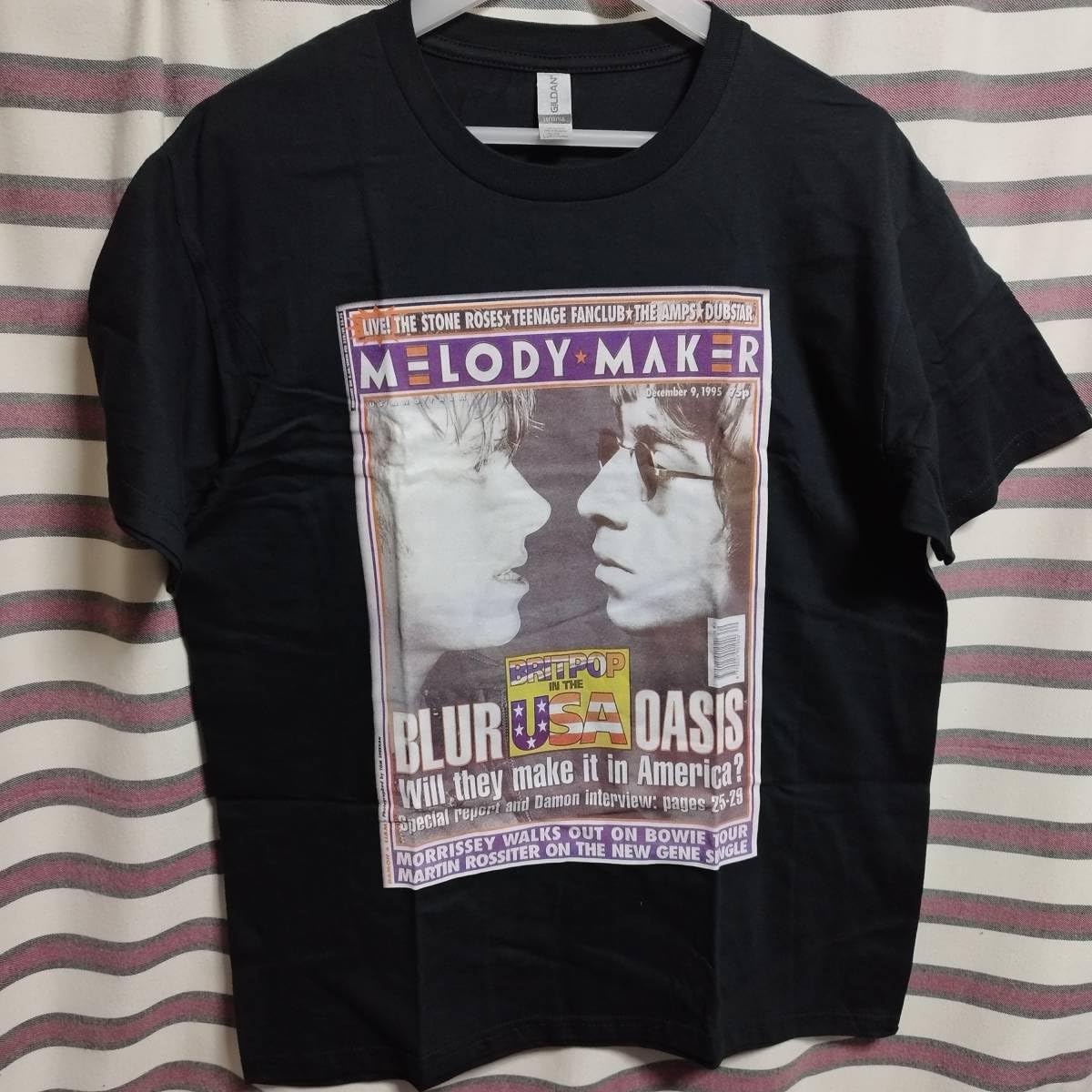 Amazon.co.jp: OASIS vs BLUR Tシャツ オアシス ブラー 1995年12月号 