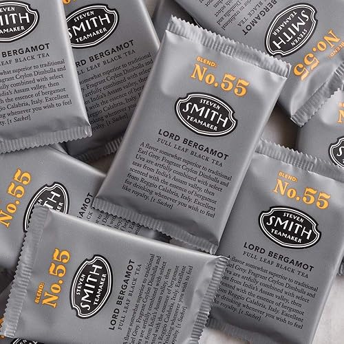 Steven Smith Teamaker Masala Chai No. 33, cafeinado, sin azúcar, especiado, mezcla de té negro de hoja completa, cultivado de forma sostenible,