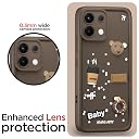 Pikkme Back Cover for Oppo K13 5G | 3D Bear Silicone Cute & Fun Coffee Cartoon | Full Body Protection Bumper Case (Brown) gallery image