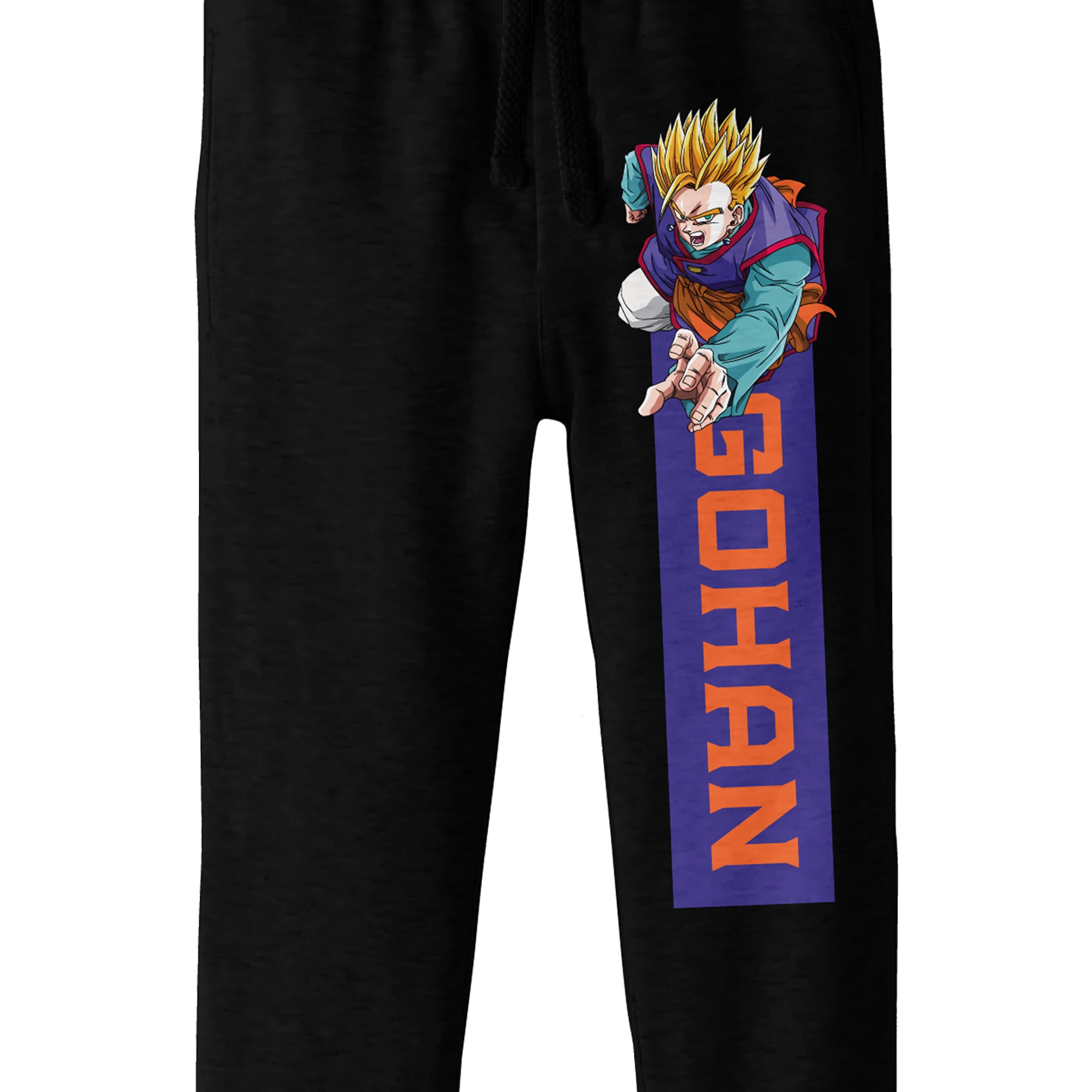 Dragon Ball Z Super Saiyan Gohan Youth Black Joggers -Large
