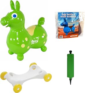 Gymnic Rody with Speedy Base and Saddle (Lime Green Rody & Speedy Base with Saddle)