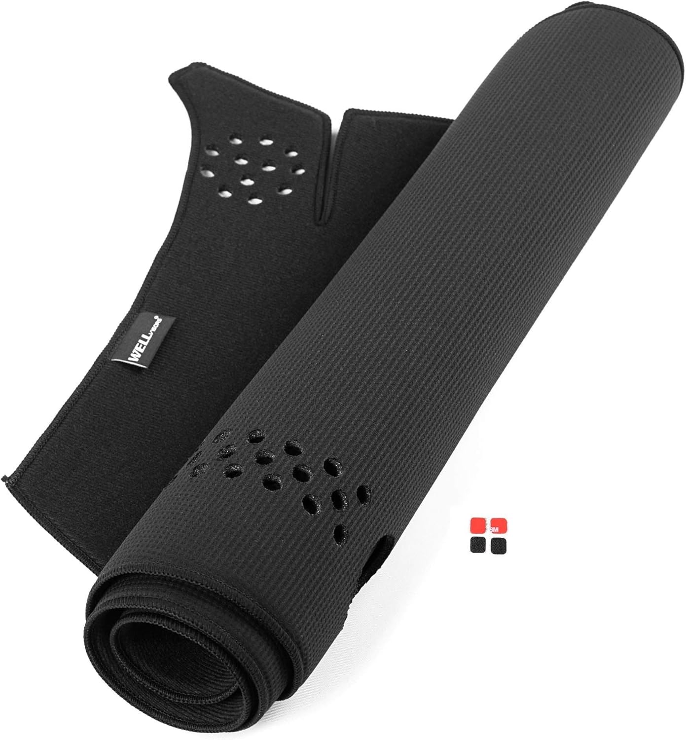 WellVisors Black Dash Mat Dashboard Cover Compatible with Volkswagen VW 2009-2014 Golf Hatch GTI Jetta Wagon