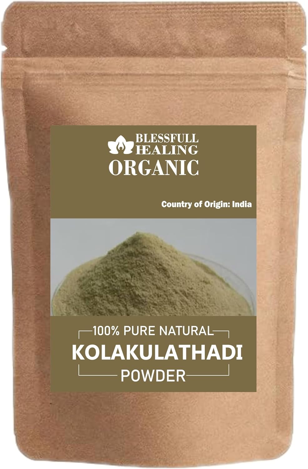 Blessfull Healing Organic Kolakulathadi Powder 100% Pure Natural 200 Gram / 7.05 oz
